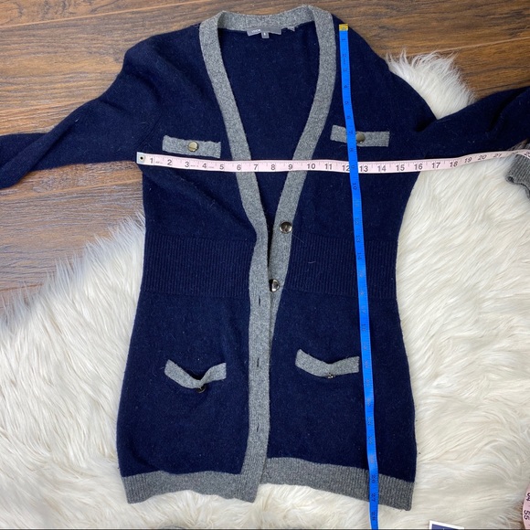 Vince alpaca cashmere wool cardigan - Picture 3 of 8